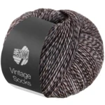 Lana Grossa Vintage Socks 1010 Graubeige/Dunkelgrau/Graubraun meliert