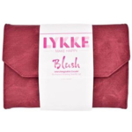 LYKKE Austauschbares Rundstricknadelset Blush, Crimson, 13 cm