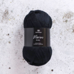 Svarta Fåret Merino Mini 01 Pechschwarz