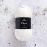 Svarta Fåret Merino Mini 30 Schneeweiß