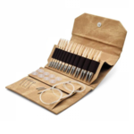 LYKKE Austauschbare Rundstricknadelset Naturale, Tan, 13 cm