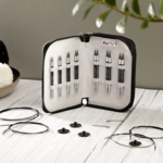 KnitPro Karbonz Special Austauschbare Rundstricknadel Set, Midi, 10 cm