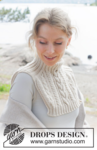 253-25 Irish Mist Neck Warmer by DROPS Design
