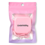 LindeHobby Quadratisches Einziehbares Maßband, 150 cm Pink