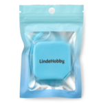 LindeHobby Quadratisches Einziehbares Maßband, 150 cm Blau