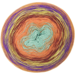 Rico Design Creative Wool Dégradé Super 6 12 Orange-Grün