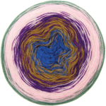 Rico Design Creative Wool Dégradé Super 6 15 Lila-Grün
