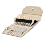 LYKKE Austauschbare Rundstricknadelset Naturale, Beige, 9 cm