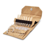 LYKKE Austauschbare Rundstricknadelset Naturale, Tan, 9 cm
