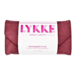 LYKKE Austauschbare Rundstricknadelset Blush, Crimson, 9 cm