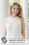 258-7 French Love Top by DROPS Design