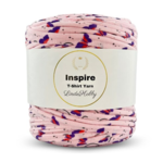 LindeHobby Inspire Print 08 Rosa mit Schmetterlingen