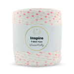 LindeHobby Inspire Print 05 Weiß mit rosa Druck