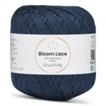 LindeHobby Bloom Lace Mercerized Cotton 17 Marineblau
