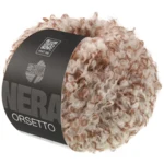 Lana Grossa Orsetto 104 Braun/Rohweiß