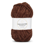 LindeHobby Fuzzy Chenille Gold Lurex 20 Bitterkaffee