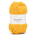 LindeHobby Fuzzy Chenille Gold Lurex 47 Goldgelb