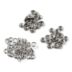 LindeHobby Druckknöpfe, 20 Stück, 9.5 mm Edelstahl