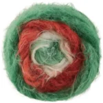 Lana Grossa Basta Mista 799 Grün/Weiß/Rot