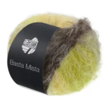 Lana Grossa Basta Mista 117 Graubraun/Taupe/Gelb/Hellgelb/Helloliv