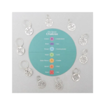 KnitPro Chakra Maschenmarkierer, Silber