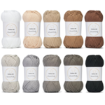 LindeHobby Cotton 8/8 – Natural Harmony, 10 Knäuel