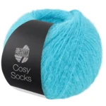 Lana Grossa Cosy Socks 23 Türkis