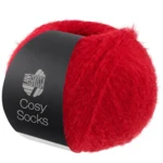 Lana Grossa Cosy Socks 17 Rot