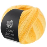 Lana Grossa Cosy Socks Soft Stripes 111 Gelb/Dotter-/Safrangelb
