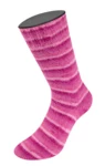 Lana Grossa Cosy Socks Soft Stripes 108 Rosa/Altrosa/Lachs/Erikarot