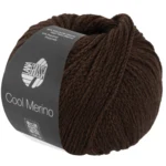 Lana Grossa Cool Merino 44 Dunkles Graubraun