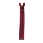 YKK Teilbarer Reißverschluss Metall 4 mm (25-65 cm) 527 Bordeaux