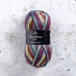 Svarta Fåret Sox Merino 4 ply 20 Apfelpresse