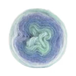Gjestal Poppis 3106 Blau/Lavendel/Türkis Farbverlauf