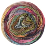 Lana Grossa Colorissimo 217 Limette/Olivgrün/Hellgrau/Dunkelgrau/Graublau/Taupe/Graubraun/Graulila/Rosa/Dunkelgrün