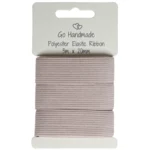 Go Handmade Elastikband: 3 m x 20 mm, Champignon