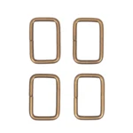 Go Handmade Quadratischer Ring Bronze