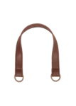 Go Handmade Taschengriff mit O-Ring: Braun/Bronze