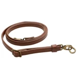 Go Handmade Schulterriemen für Taschen 130 cm 12 mm, Braun, Bronze