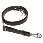 Go Handmade Schulterriemen für Taschen 130 cm 25 mm, Schwarz, Silber