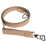 Go Handmade Schulterriemen für Taschen 130 cm 25 mm, Beige, Silber