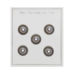 Knöpfe - Perle mit Rahmen: Perle