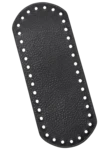 Go Handmade Ovale Basis: 21x8 cm, Schwarz
