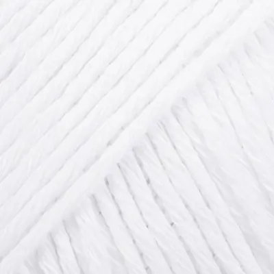 DROPS Cotton Light 02 Weiß (Uni Colour)