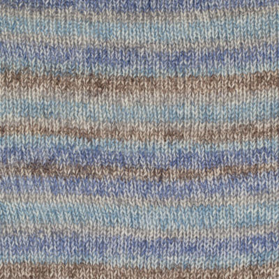 DROPS Fabel Long Print 604 Ocean view