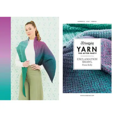 Rezept: The After Party No.32 English - Exclamation Shawl - kann nur zusammen mit 1 ngl Whirl gekauft werden