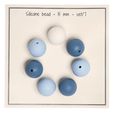 weiß / babyblau / jeansblau