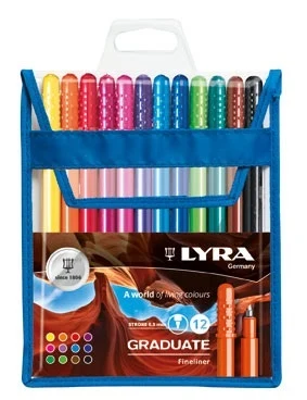 Lyra Graduate Fineliner, 12-tlg