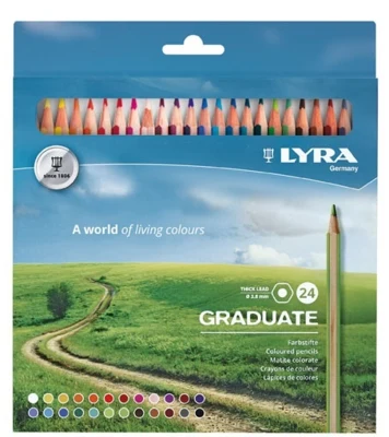 Lyra Graduate Farbstifte, 24 Stück