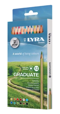 Lyra Graduate Farbstifte, 12 Stück